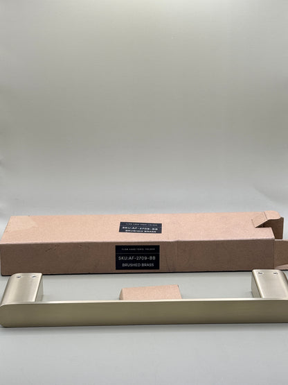 Code Flow Hand Towel Holder – Brushed Brass (AF-2709-BB) 300MM