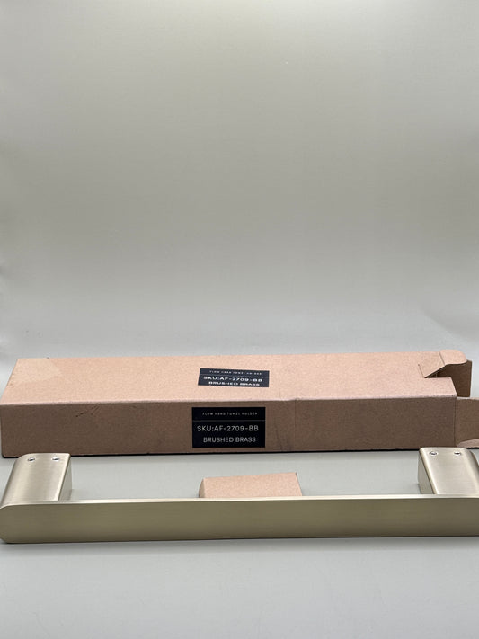 Code Flow Hand Towel Holder – Brushed Brass (AF-2709-BB) 300MM