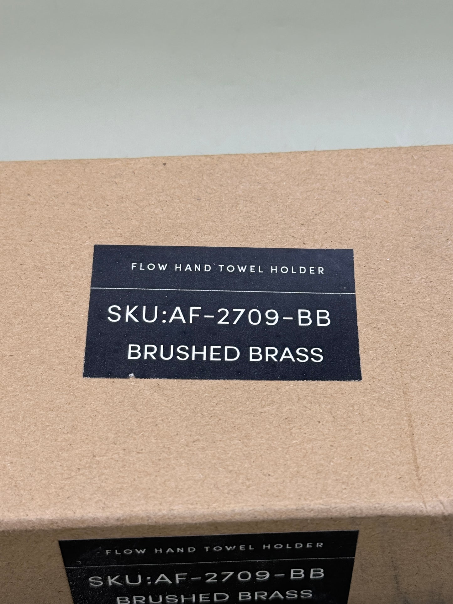 Code Flow Hand Towel Holder – Brushed Brass (AF-2709-BB) 300MM