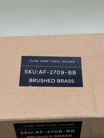 Code Flow Hand Towel Holder – Brushed Brass (AF-2709-BB) 300MM