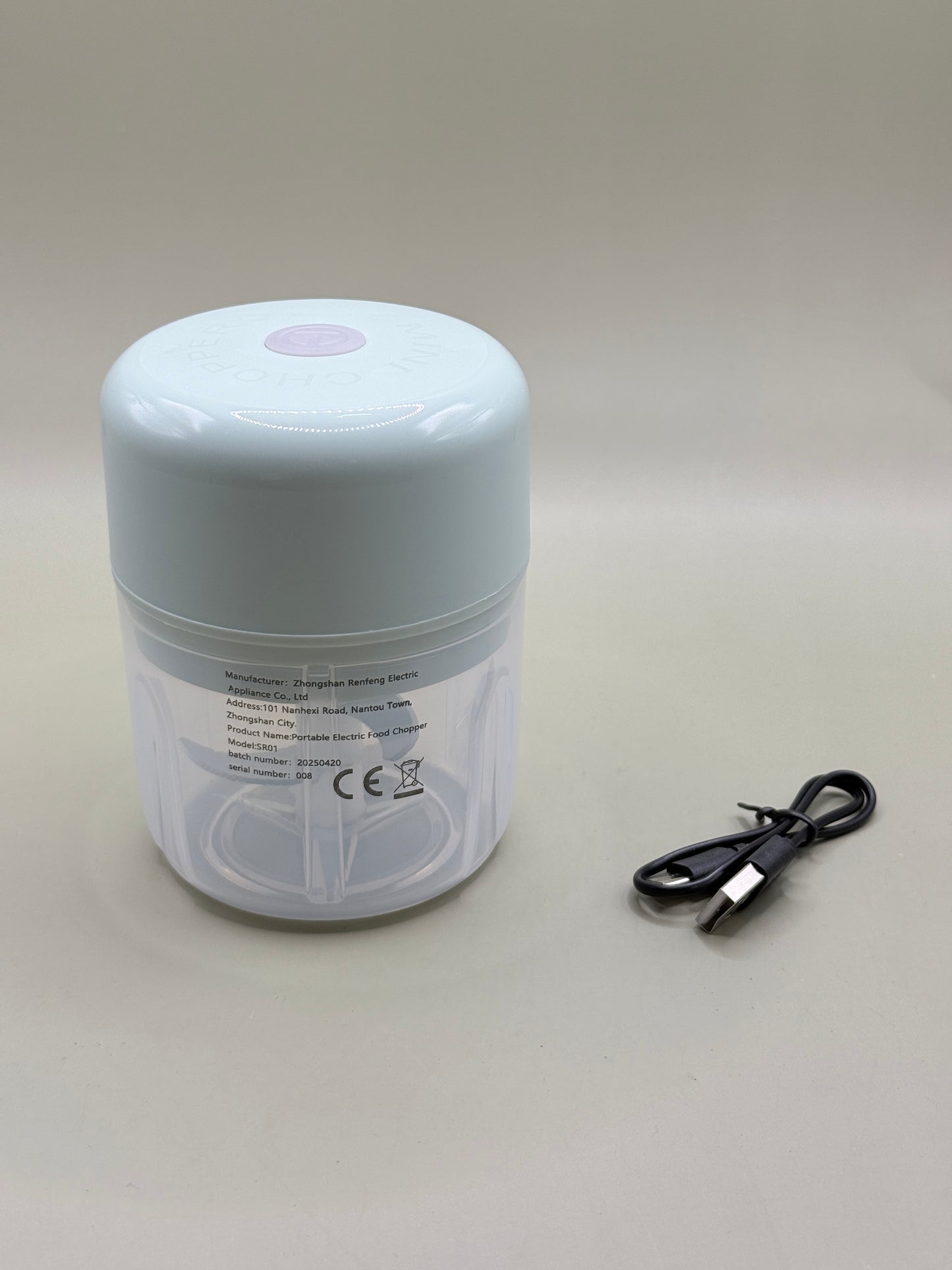 Portable Electric Food Chopper