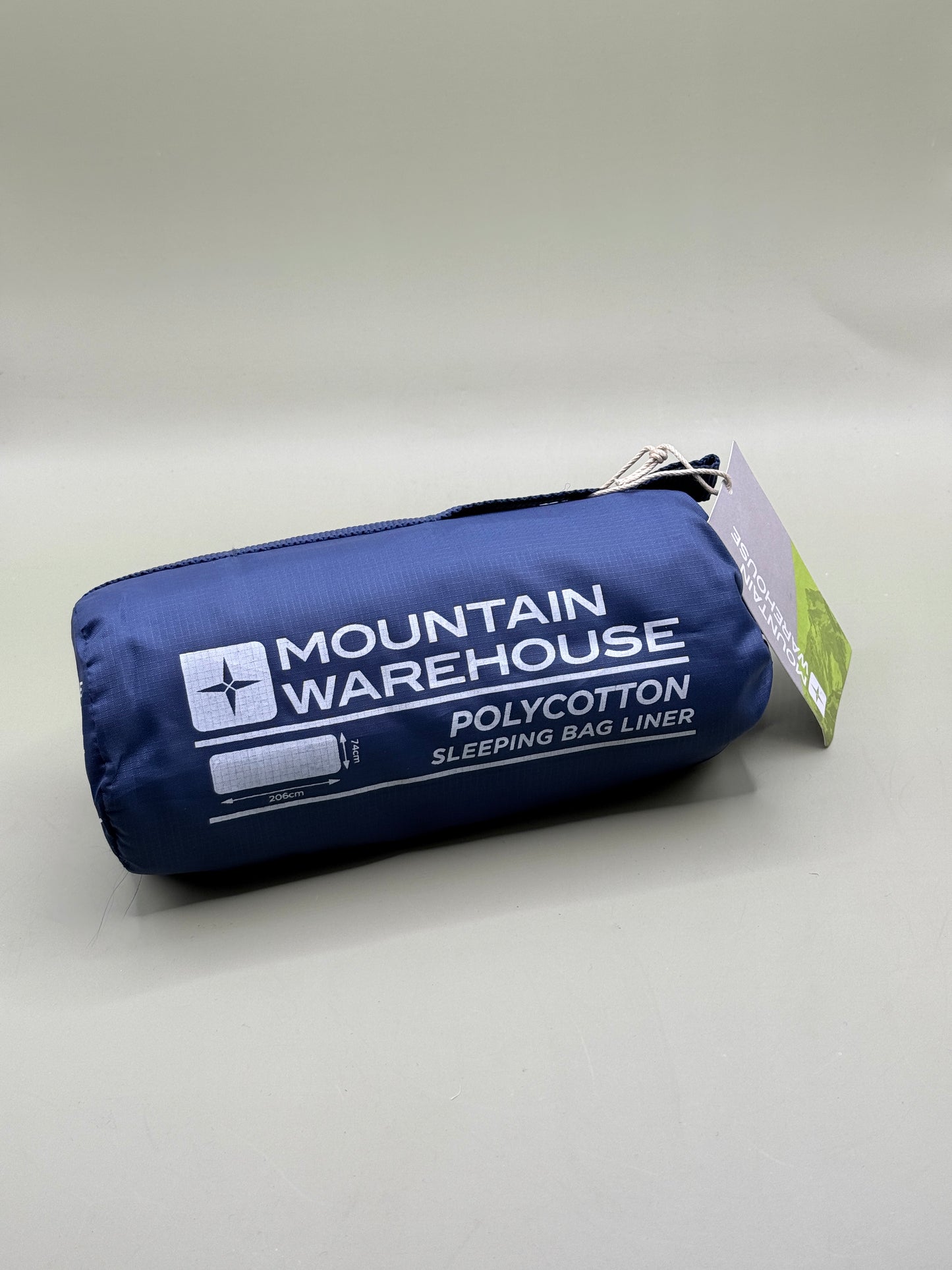 Mountain Warehouse Polycotton Sleeping Bag Liner - Pale Blue