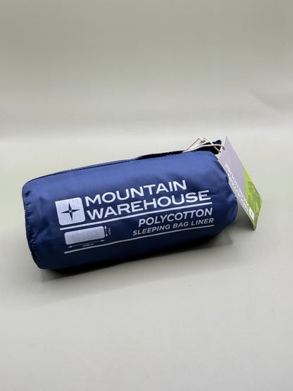 Mountain Warehouse Polycotton Sleeping Bag Liner - Pale Blue