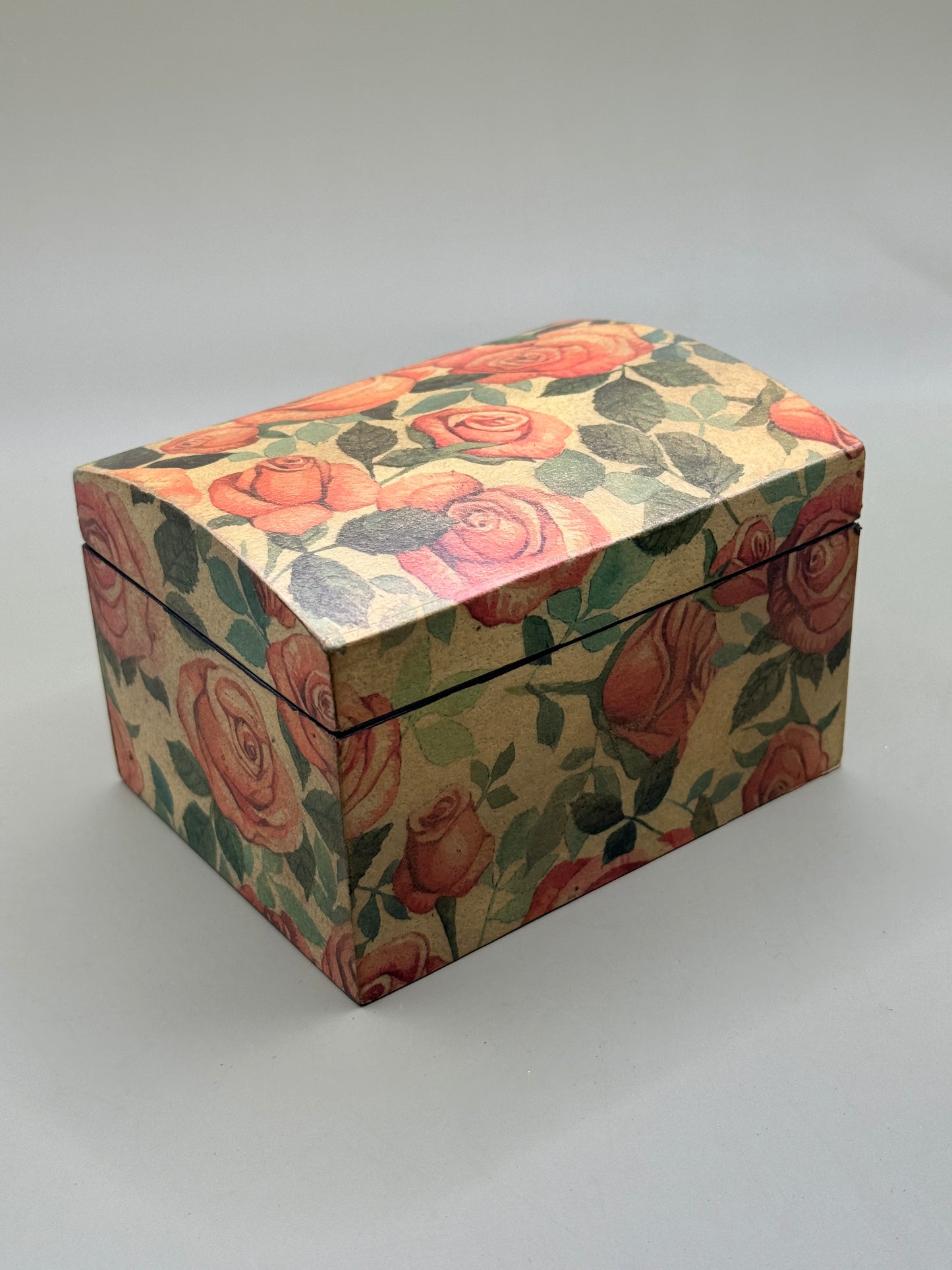 Decoupage Jewellery Box with Removable Tray
