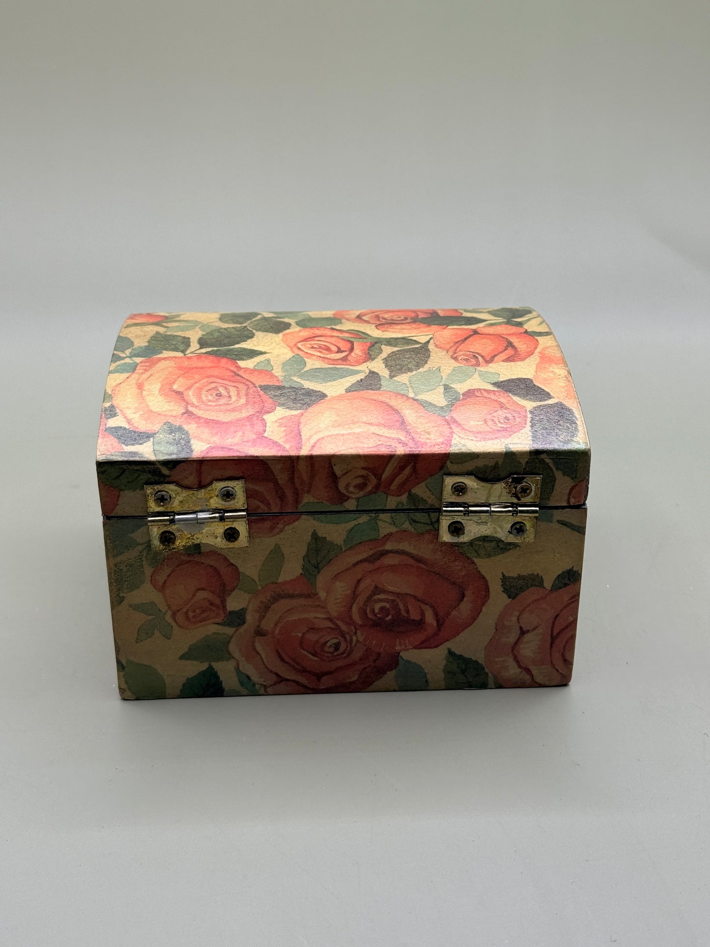 Decoupage Jewellery Box with Removable Tray