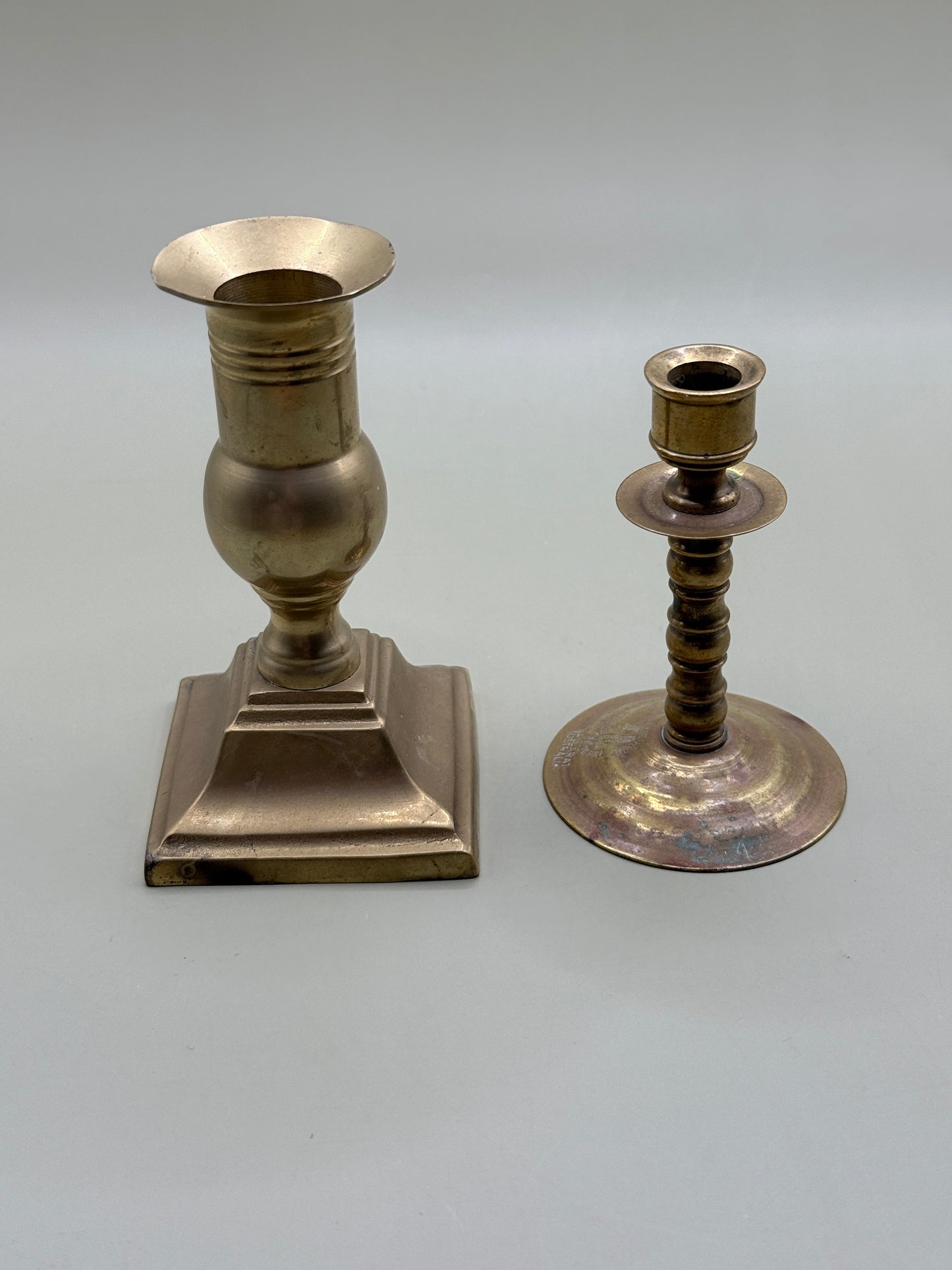 Pair of Vintage Brass Candlesticks