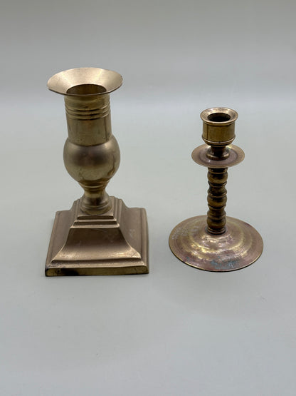 Pair of Vintage Brass Candlesticks