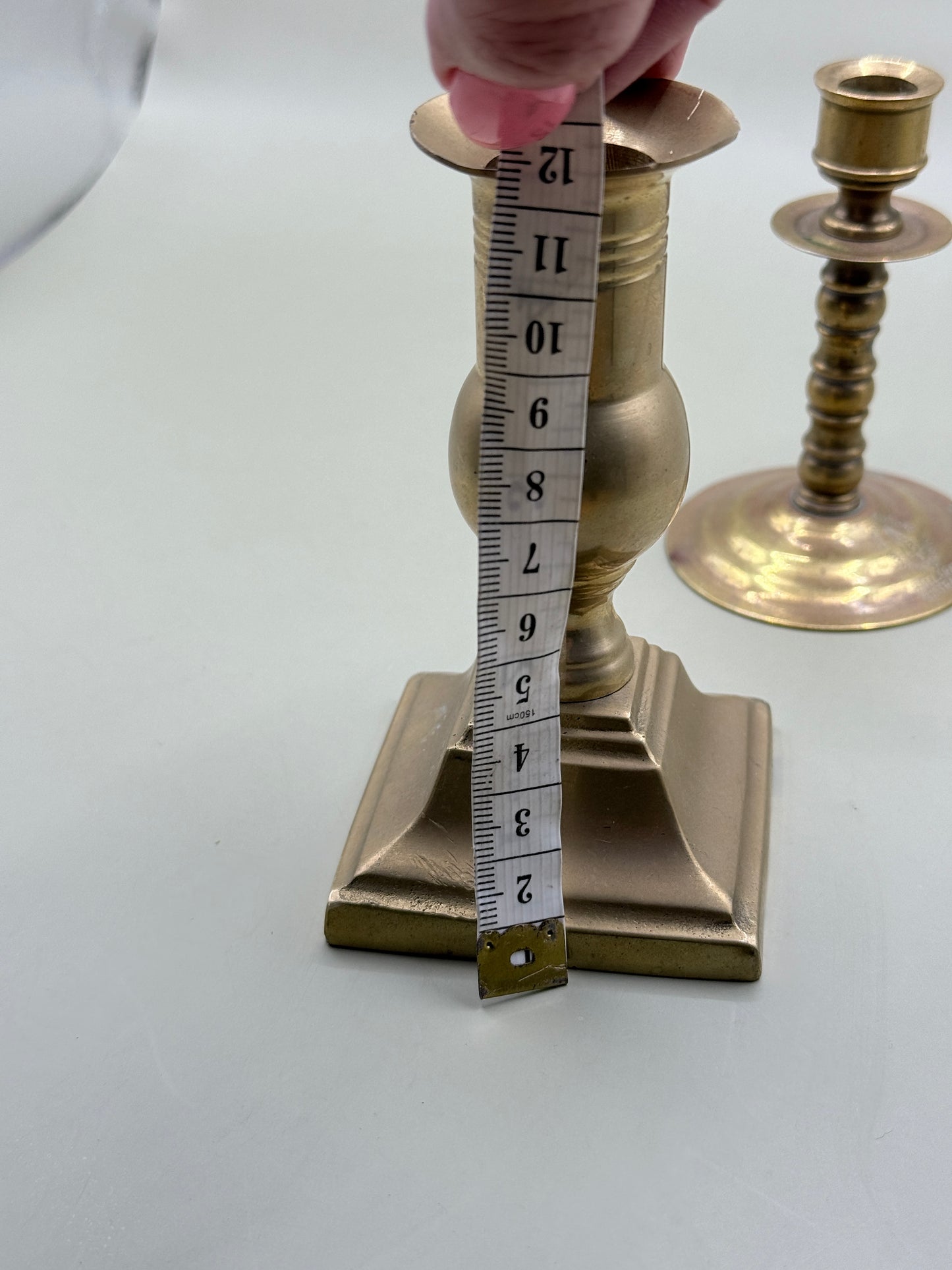 Pair of Vintage Brass Candlesticks