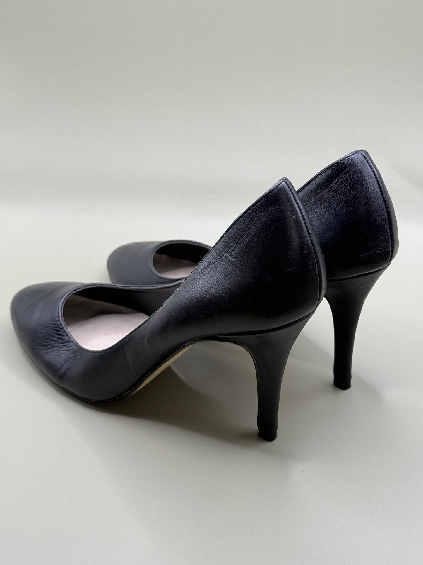 RMK Women's Black Court Heels - Size 38