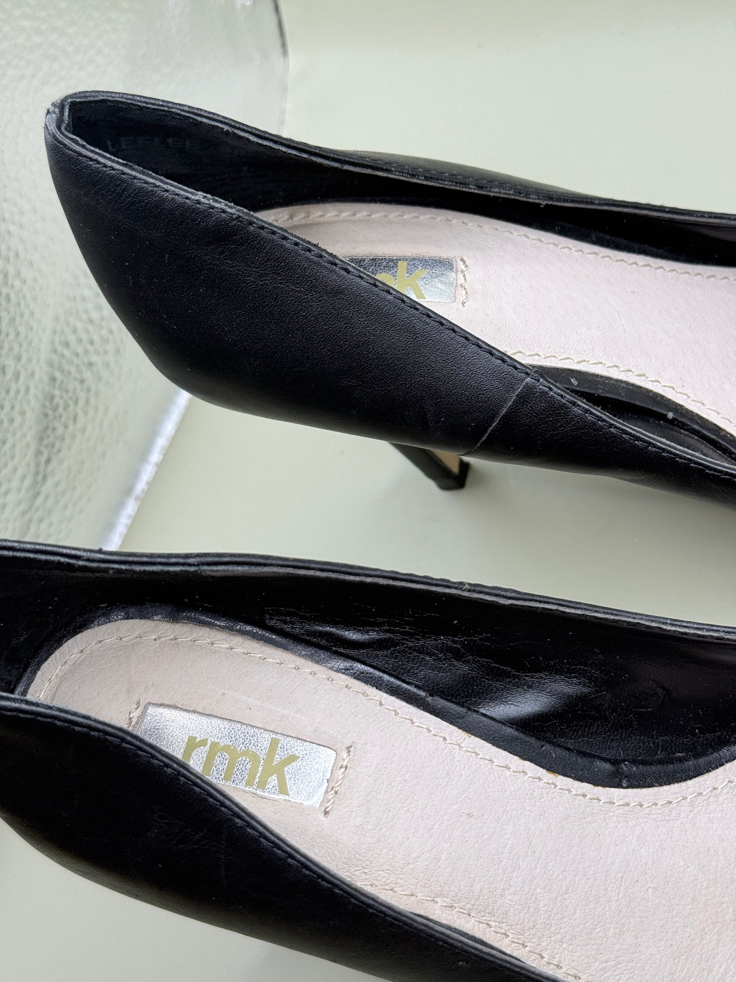 RMK Women's Black Court Heels - Size 38