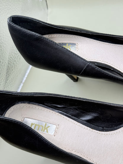 RMK Women's Black Court Heels - Size 38