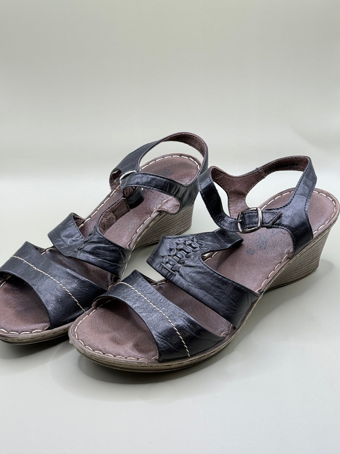 Air Step Zeppa Wedge Sandals Size 39