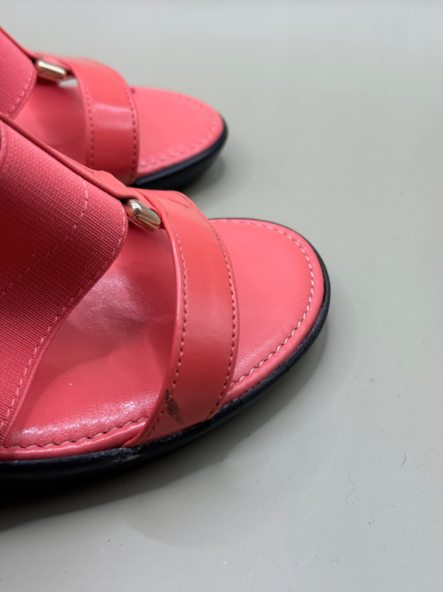 Andrea Renzi Tenero Wedge Slide Sandals Size 39
