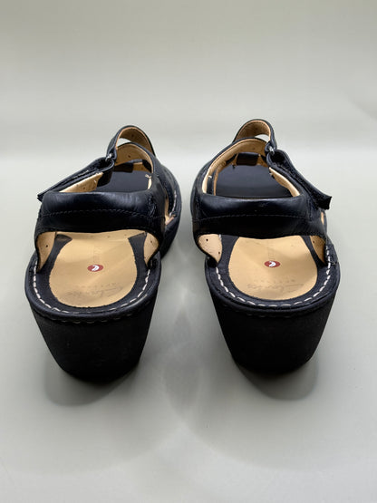 Clarks Un Stern Women's Black Leather Sandals – Women's EU 38