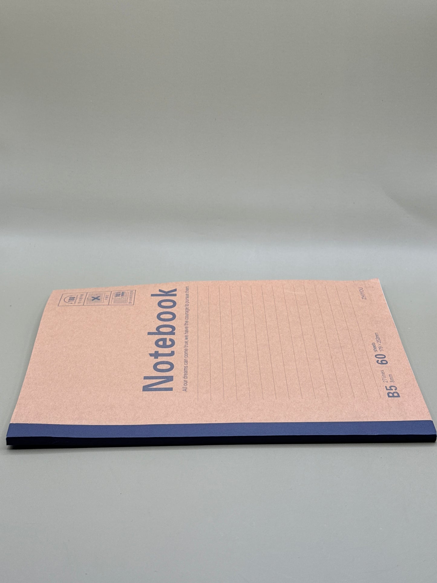 Zhiyou B5 60-Sheet Lined Notebook