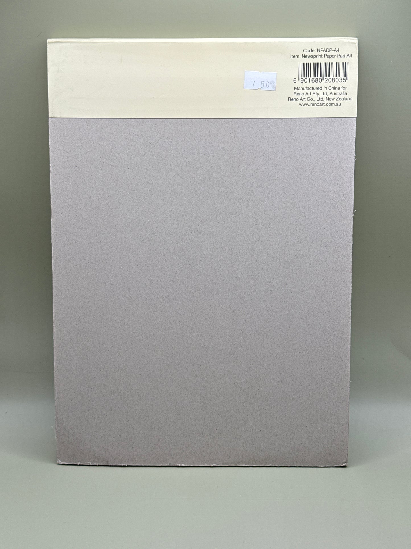 Reno Art Newsprint Paper Pad A4 80 Sheets