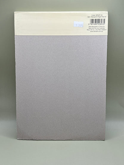 Reno Art Newsprint Paper Pad A4 80 Sheets