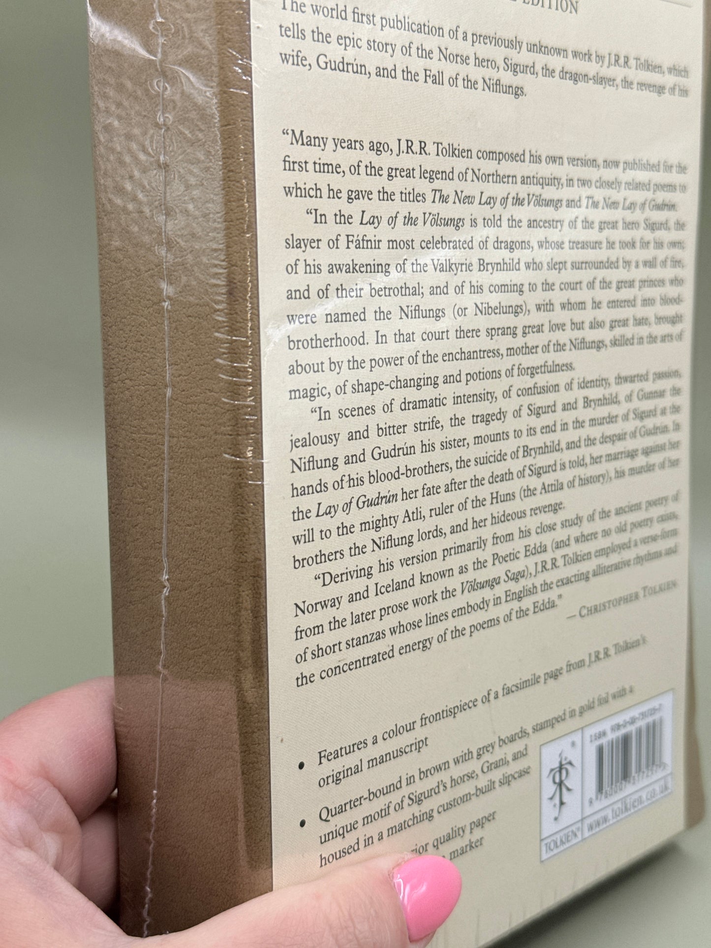 The Legend of Sigurd and Gudrún (Harper Collins Boxed De Luxe Edition) by J.R.R. Tolkien