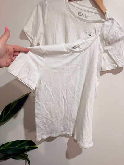 YO! Kids 2 Pack Cotton T-Shirts Size 12