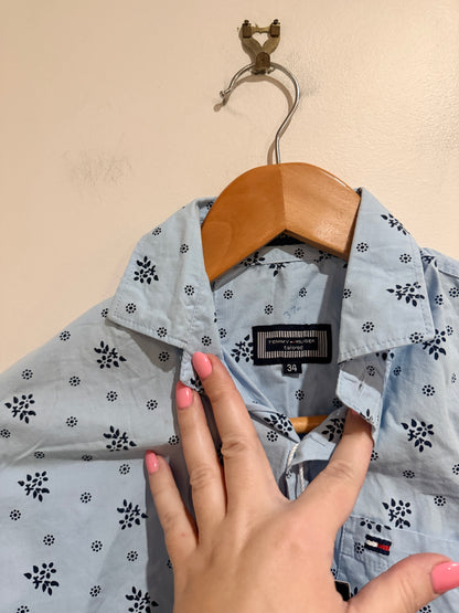 Tommy Hilfiger Tailored Floral Print Shirt Size 34