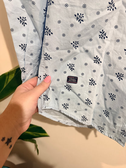 Tommy Hilfiger Tailored Floral Print Shirt Size 34