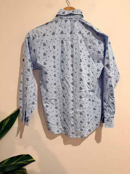 Tommy Hilfiger Tailored Floral Print Shirt Size 34