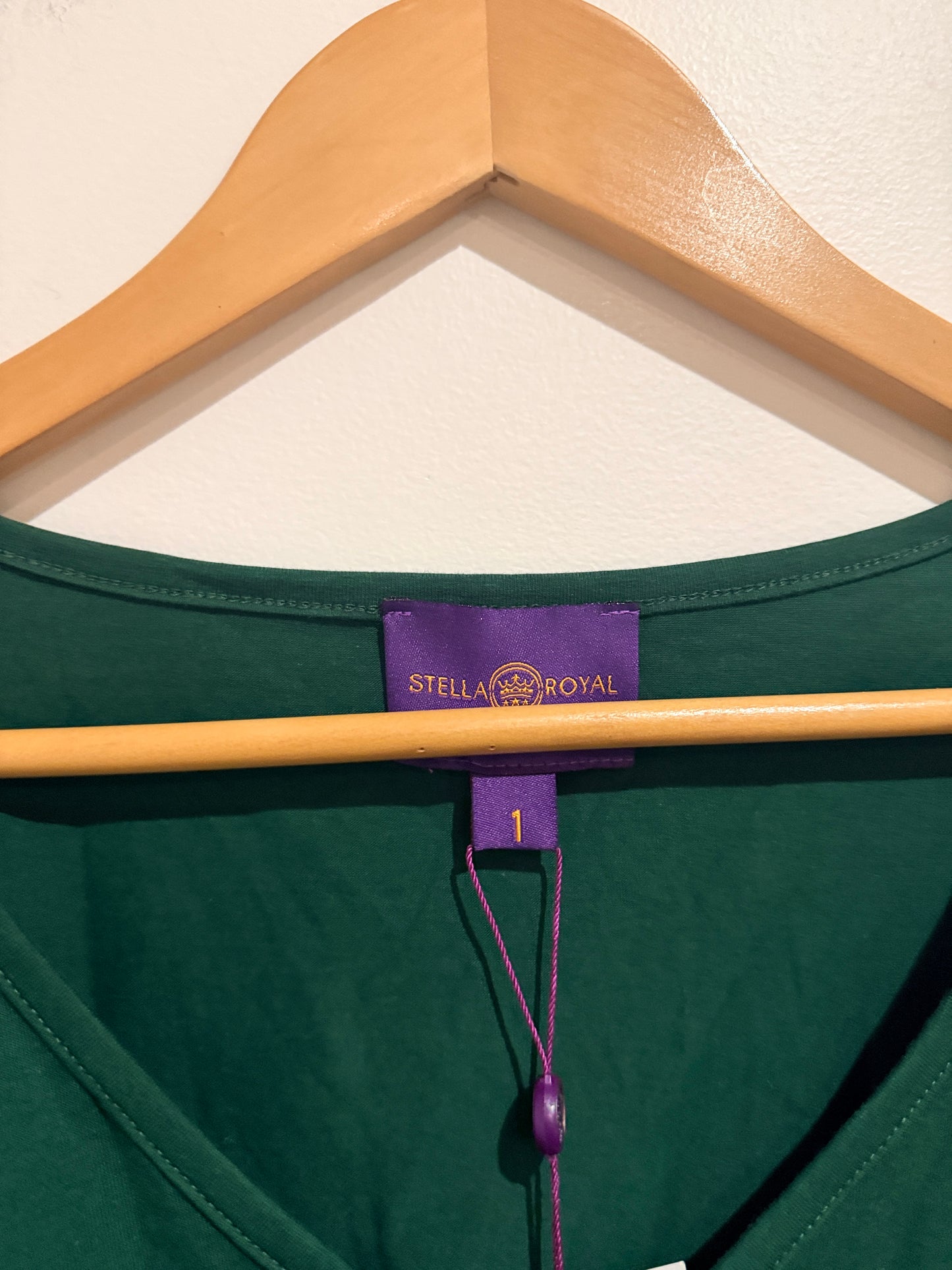 Stella Royal Cassie Spliced Top Size 1
