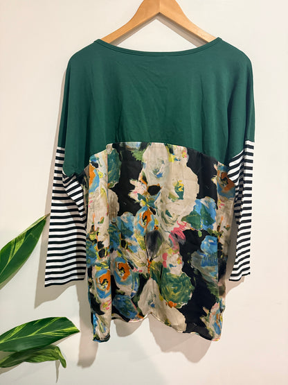 Stella Royal Cassie Spliced Top Size 1