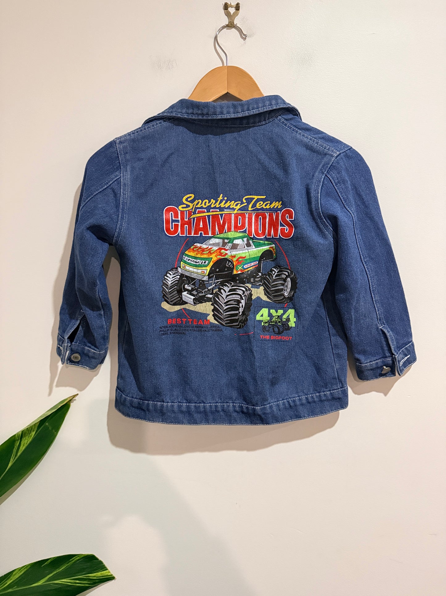 Brand Unknown Denim Jacket Size 140 | U/Arm to U/Arm 52cm