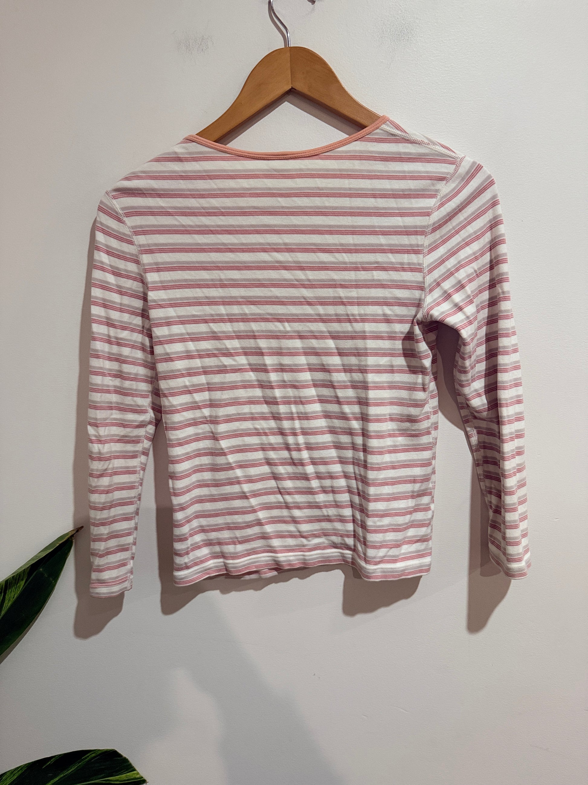 Gulanju Striped Long-sleeve T-shirt Size 140 | U/Arm to U/Arm 40cm