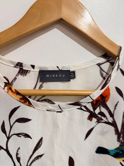 Mirrou Bird-printed Top Size 10