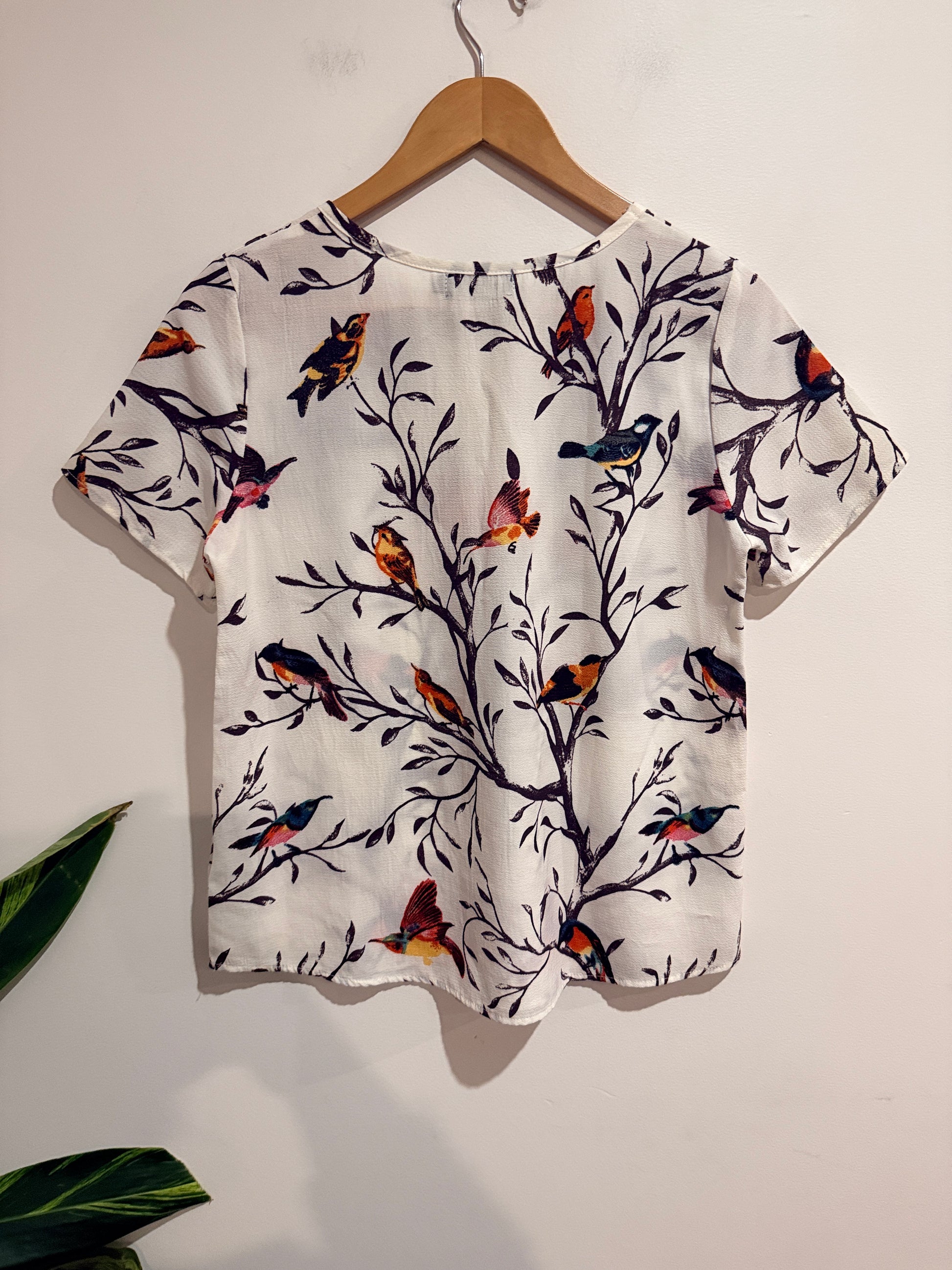 Mirrou Bird-printed Top Size 10