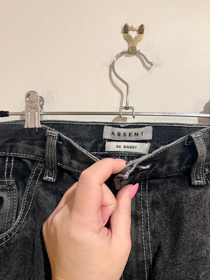 Absent Baggy Denim Shorts Size 36