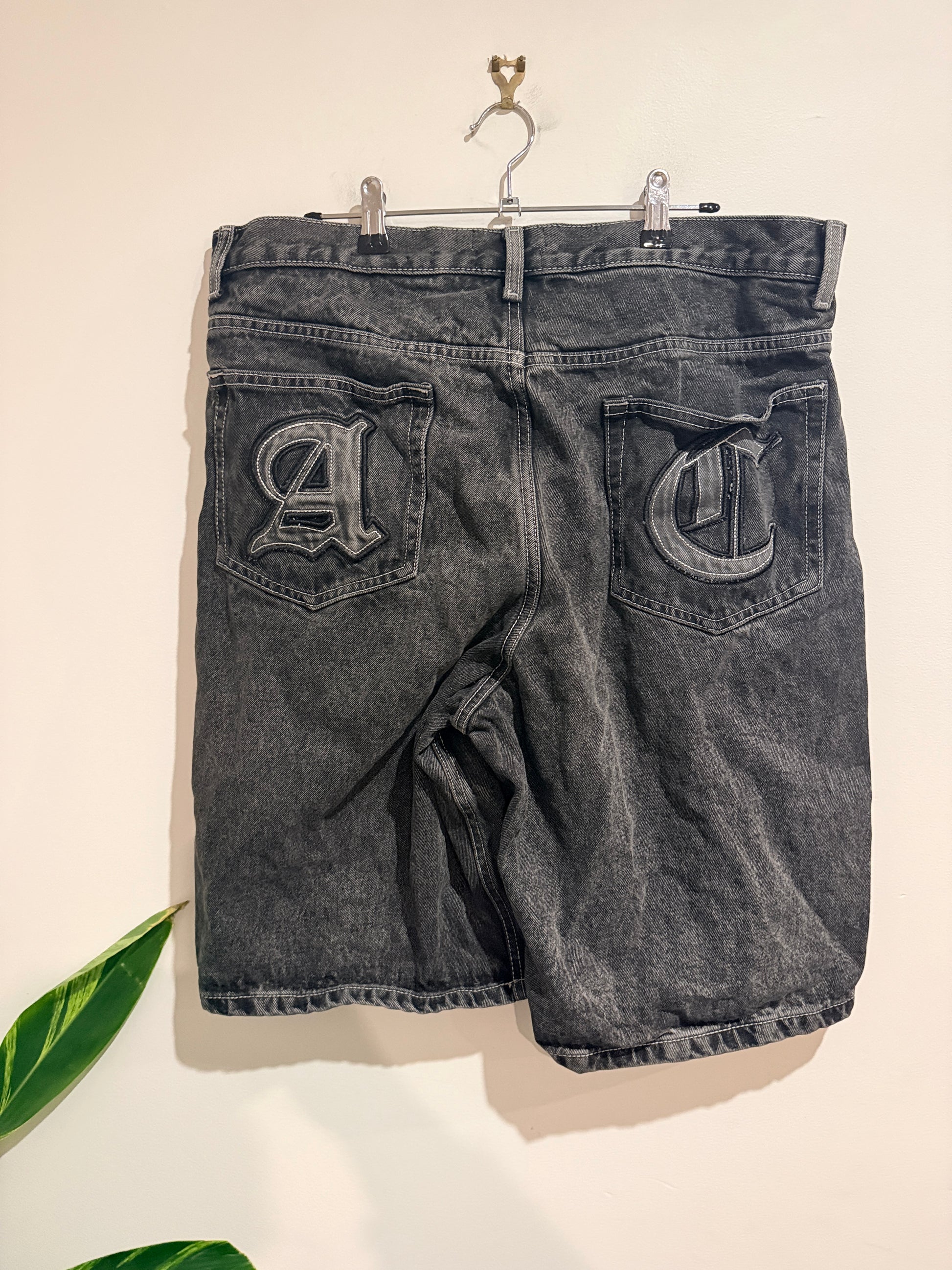 Absent Baggy Denim Shorts Size 36