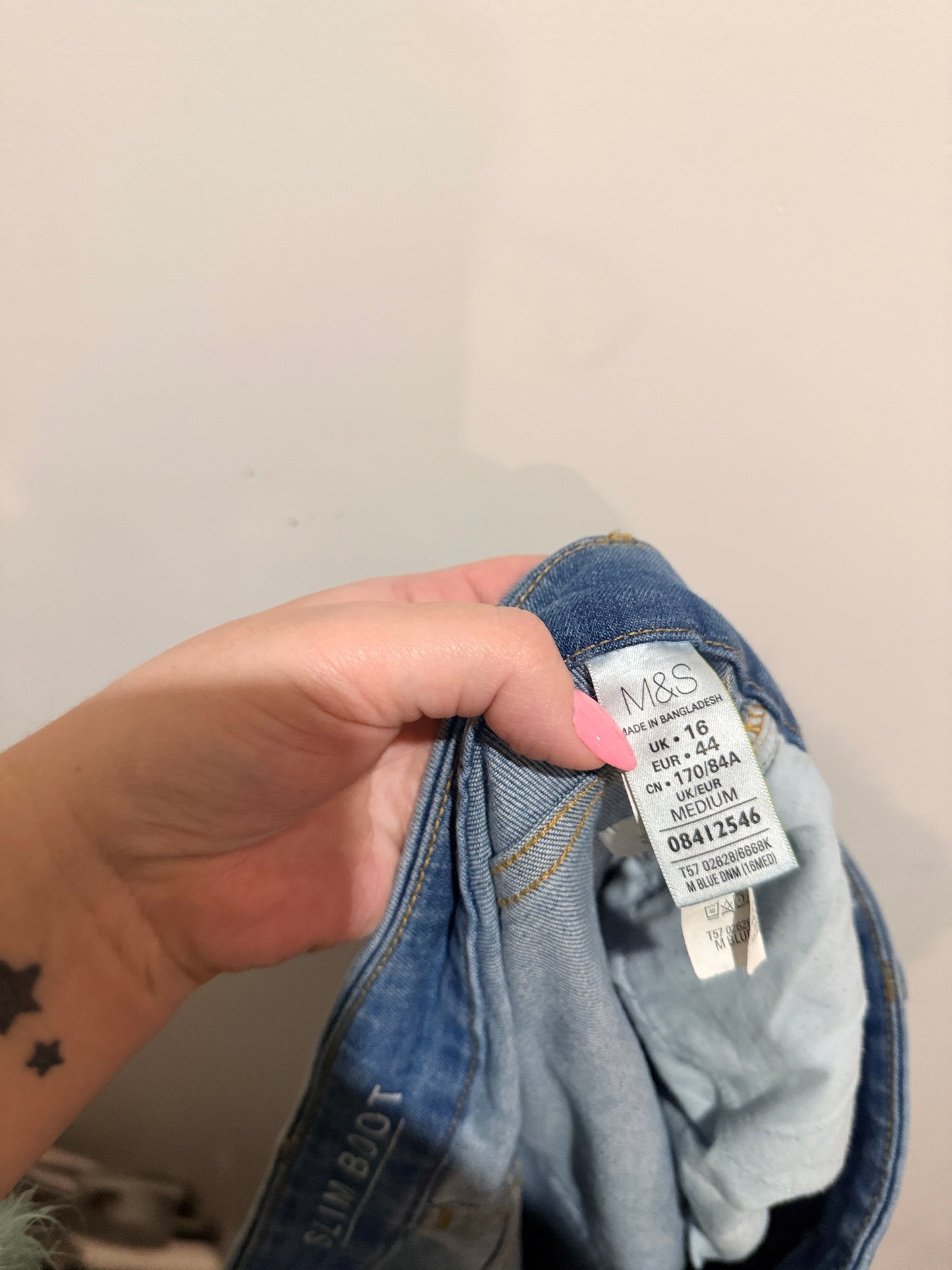 M & S Denim Jeans Size 16
