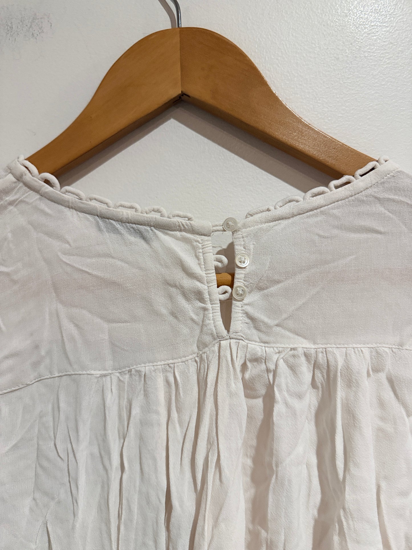 Country Road Ruffled Long Sleeves Shirt Size XL