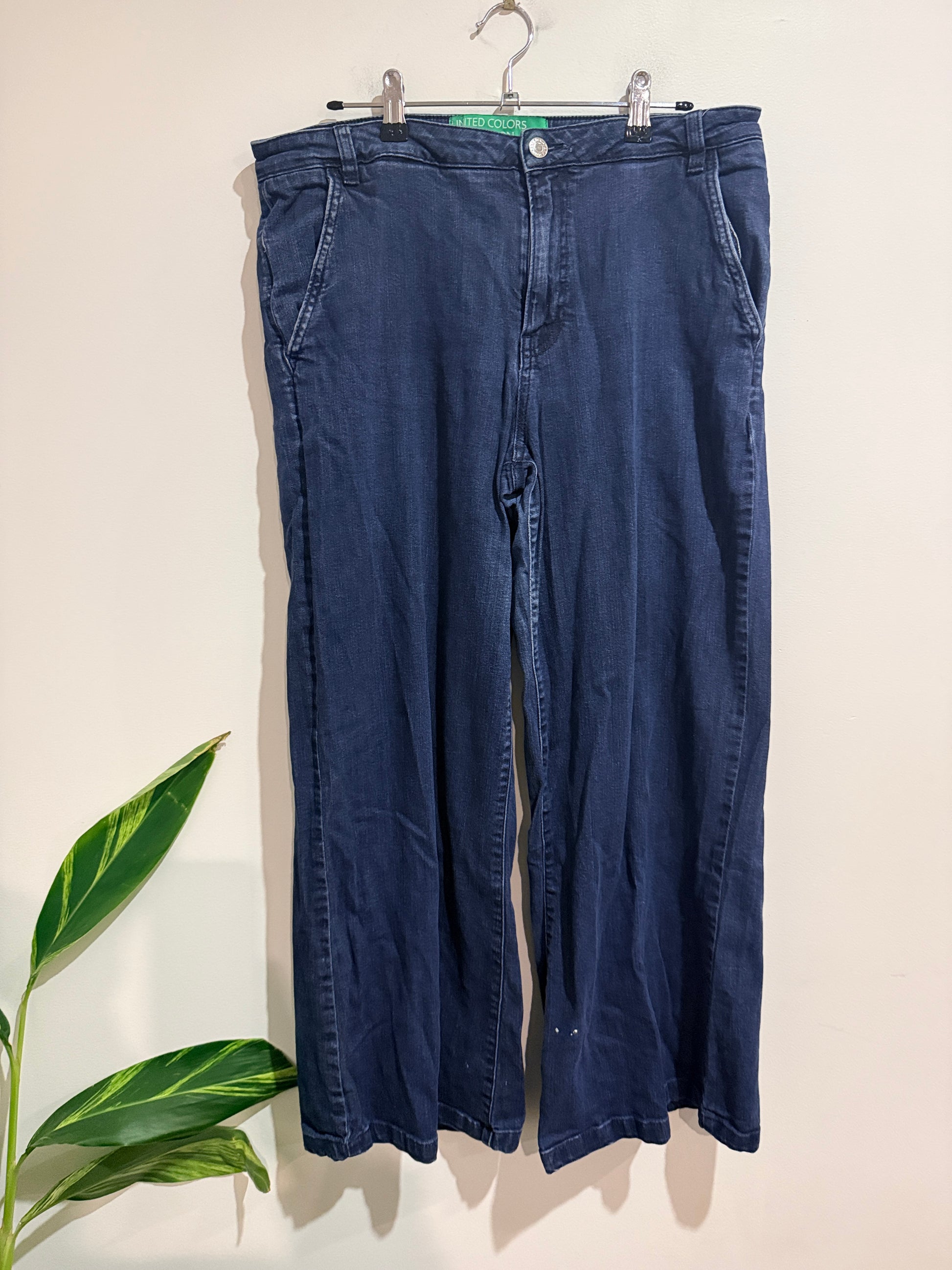 United Colors Of Benetton Wide-leg Jeans Size 16