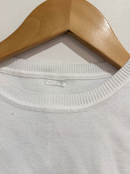 Brand Unknown Ribbed Cropped Tank Top Size U/Arm to U/Arm 32cm