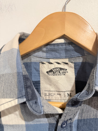 Vans Off The Wall Plaid Flannel Shirt Size M | U/Arm to U/Arm 42cm