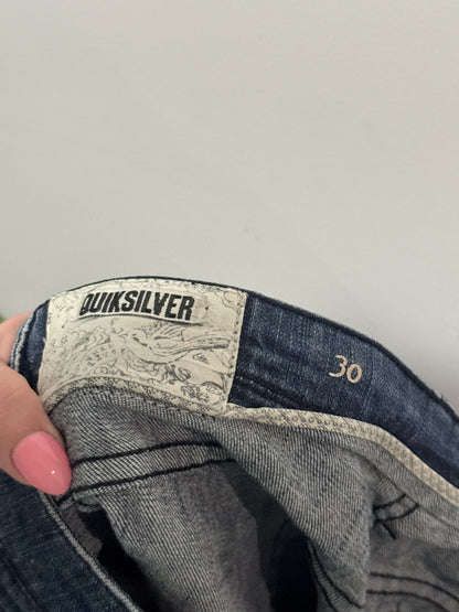 Quicksilver Denim Shorts Size 30