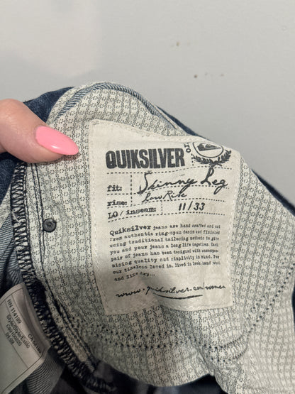Quicksilver Denim Shorts Size 30