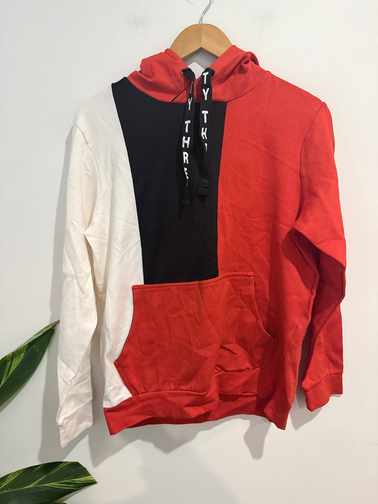 Thirty Three Color Block Hoodie Size L