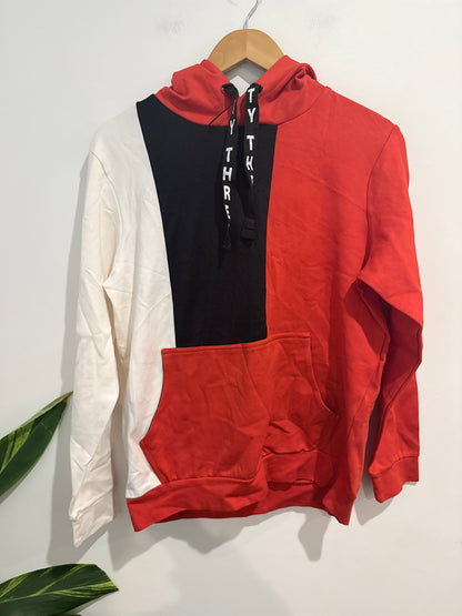 Thirty Three Color Block Hoodie Size L