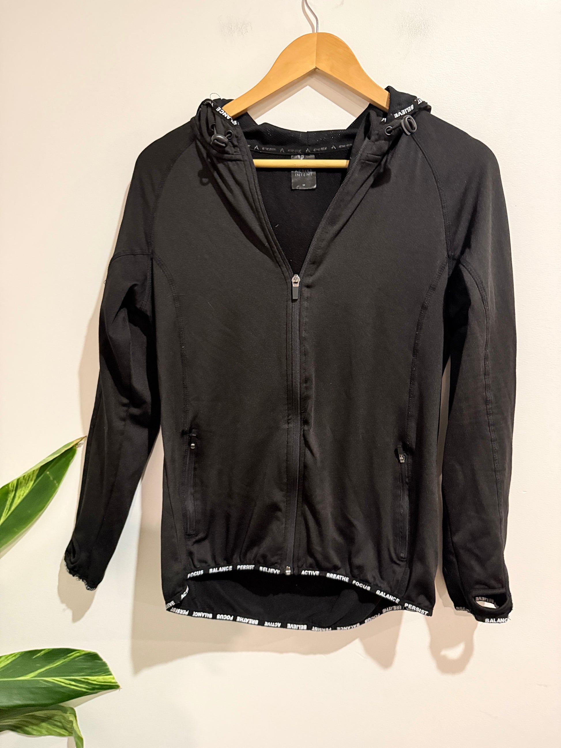 Active Intent Workout Jacket Size M