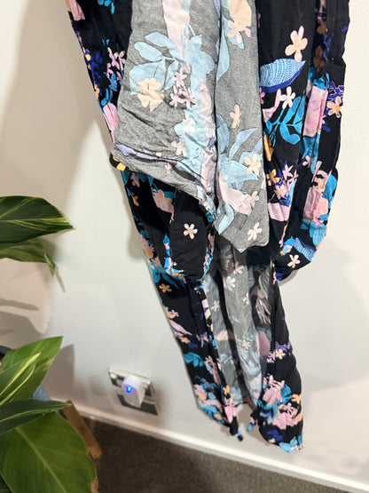 Floral Print Maxi Dress Size U/Arm to U/Arm 37cm