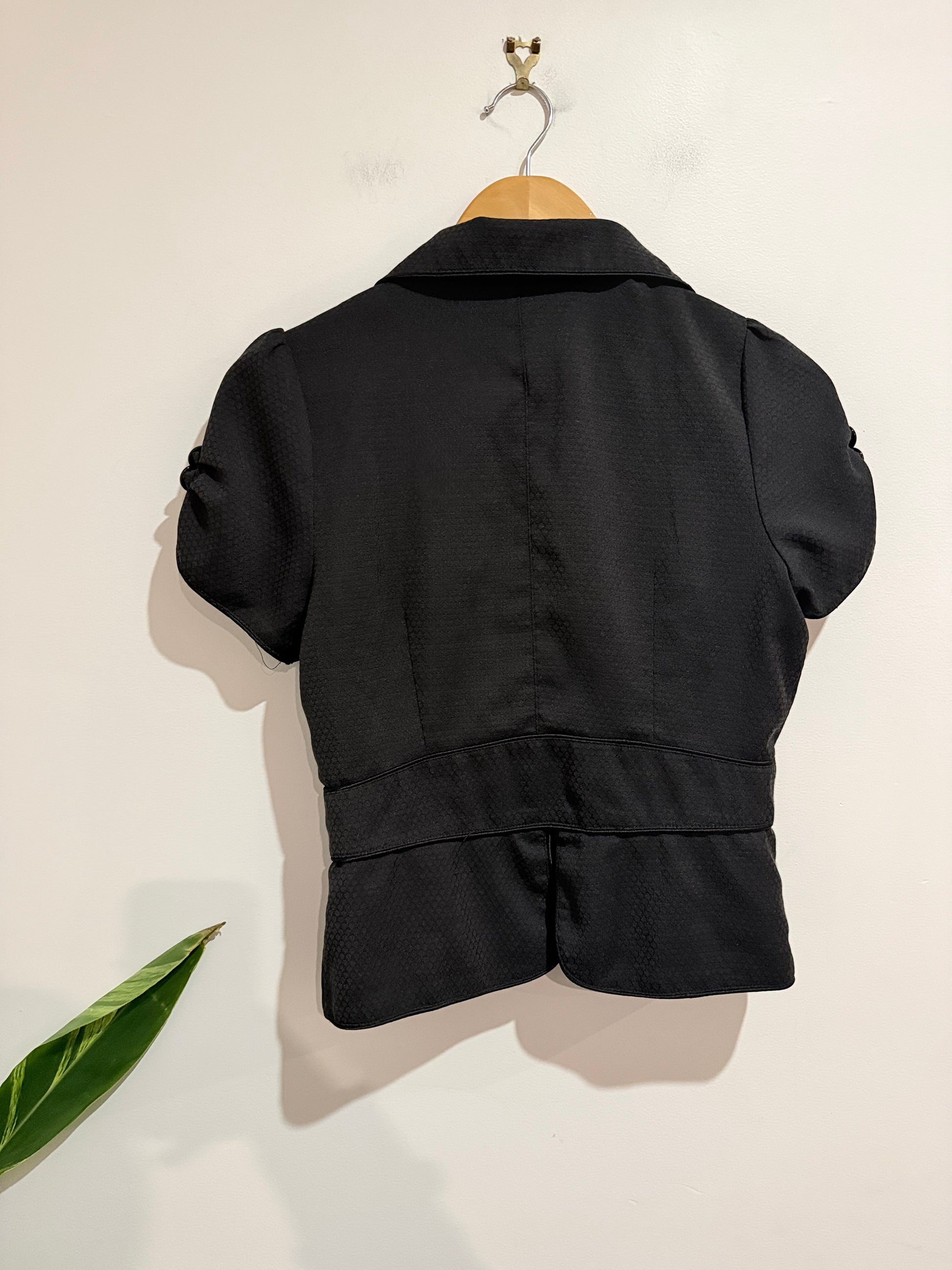 Brand Unknown Short-sleeve Peplum Jacket