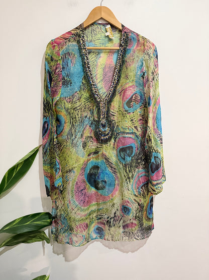 Laura Salucci Bohemian-style Tunic Size M