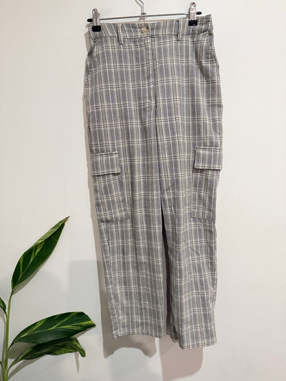 Glassons Plaid Cargo Pants Size 6