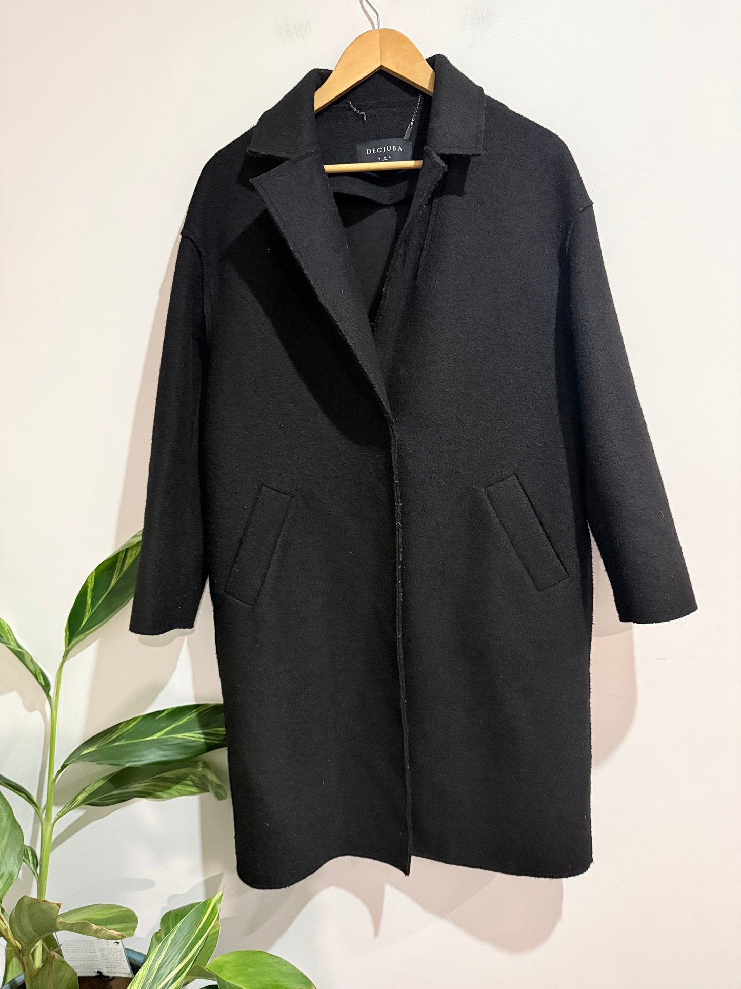 Decjuba Oversized Long Winter Coat Size M
