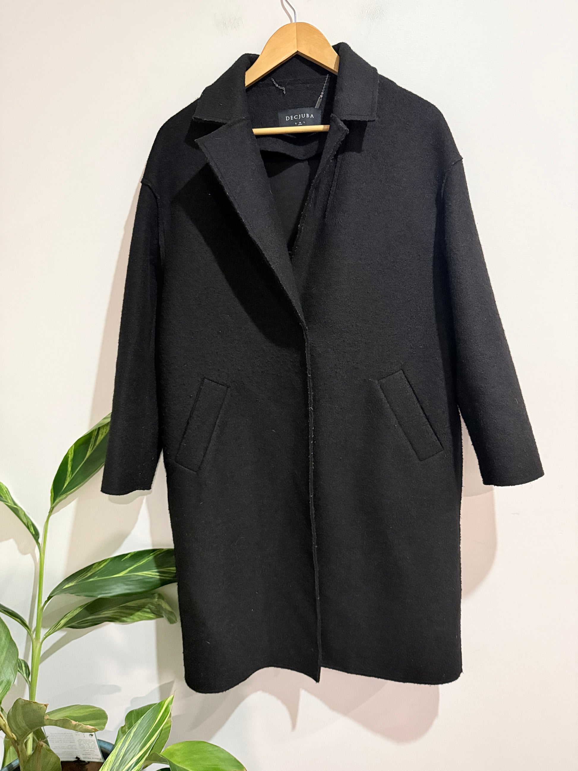 Decjuba Oversized Long Winter Coat Size M